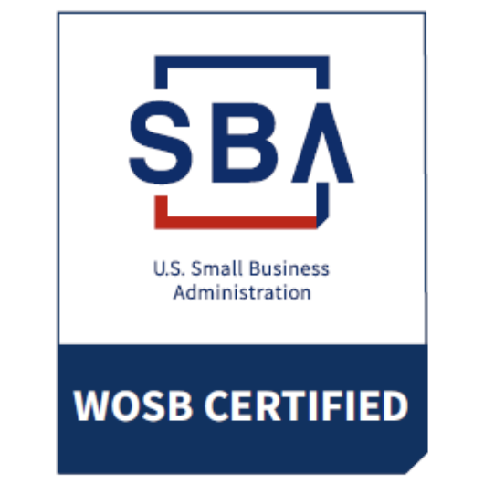 SBA WOSB Certified — Women-Owned Small Business